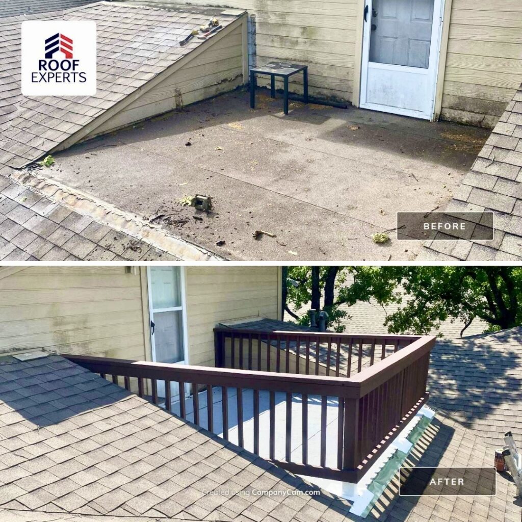 Contact page for Roof Experts featuring contact form and customer service details for roofing solutions in Texas.