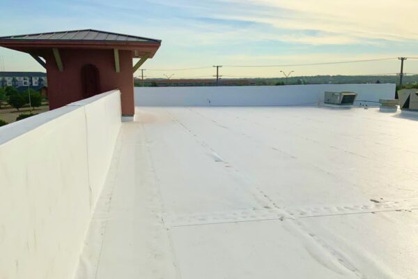 Roof Experts completed mall rooftop in TPO roofing