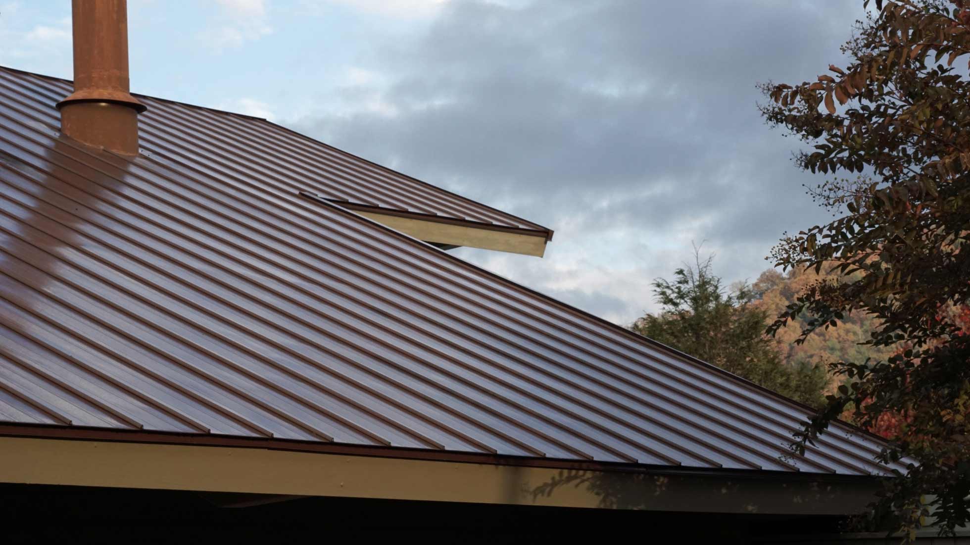 What are the three main types of roofing material?