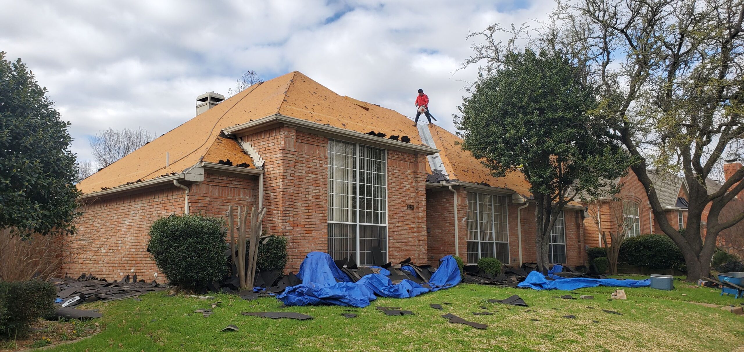 Residential roof installation by Roof Experts USA in Plano TX