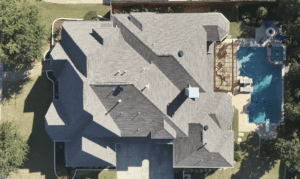 Roof Experts asphalt shingle residential roof replacement.