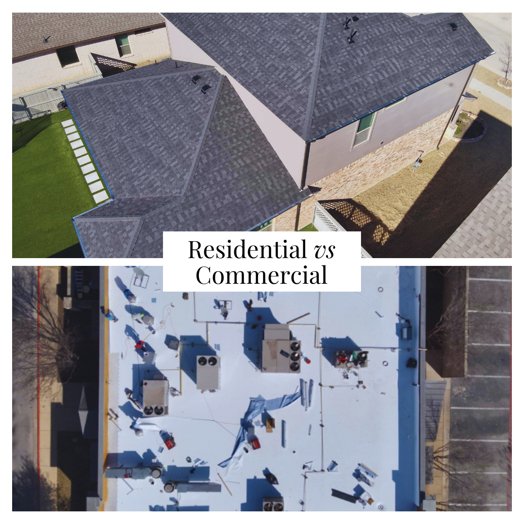 Residential Roofing vs Commercial Roofing